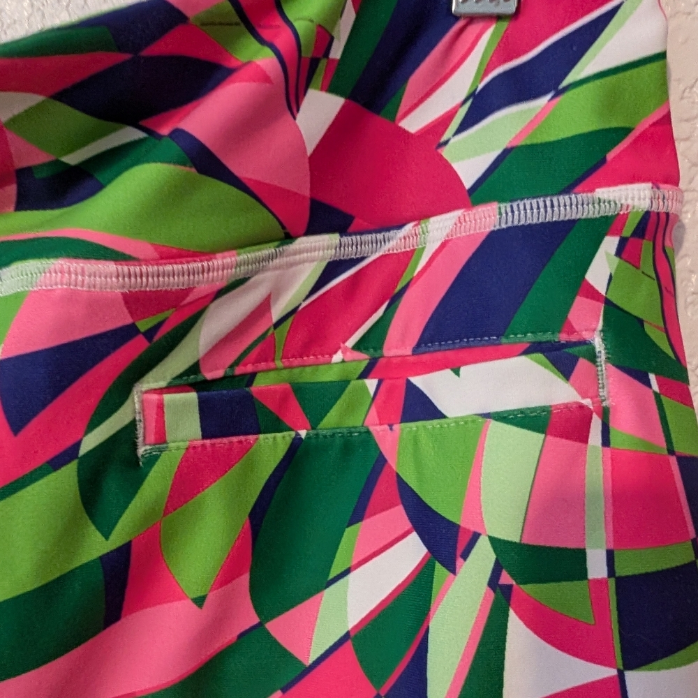 Loudmouth golf athletic skort Vibrant Tropical Print Skirt - Picture 6 of 7